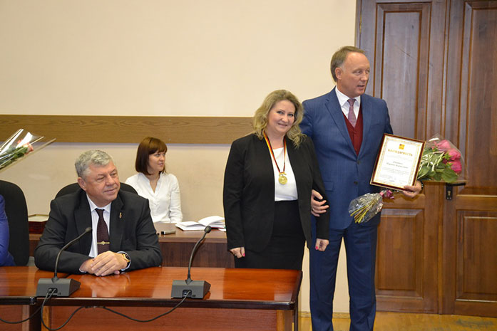 Марина Девятко - поздравление от Главы Ногинского района