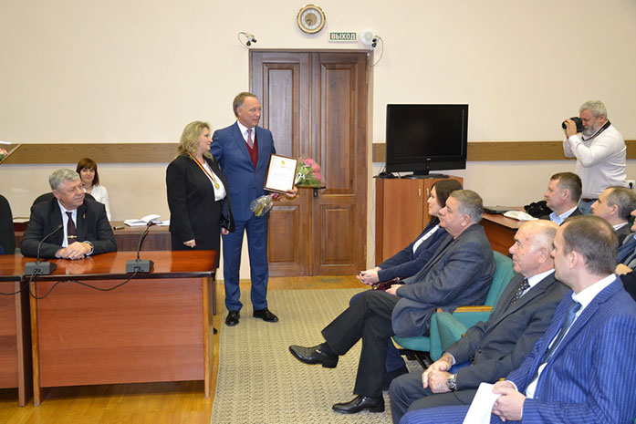 Марина Девятко - поздравление от Главы Ногинского района